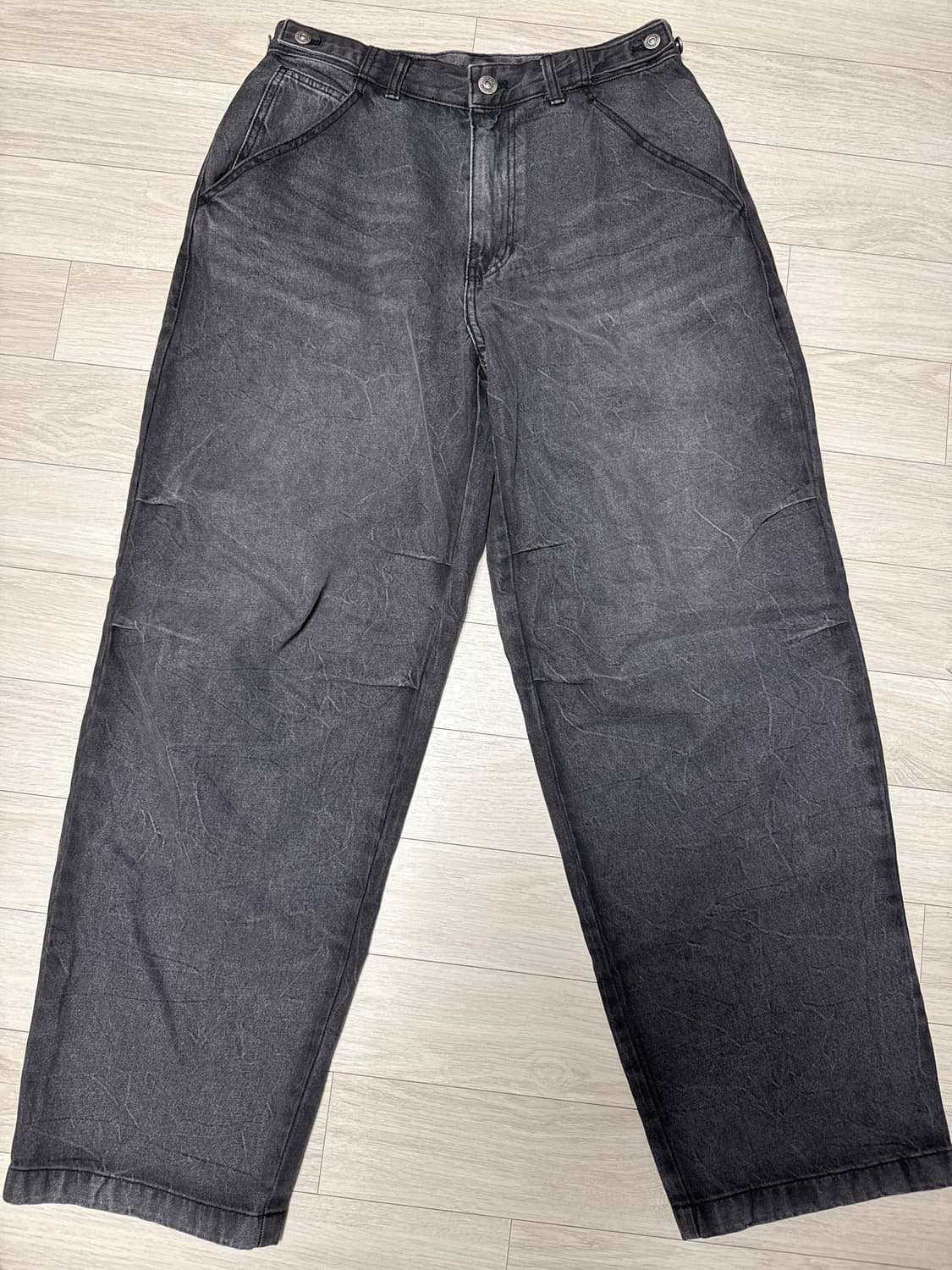 솔리드 옴므 워싱 데님팬츠 상품이미지1