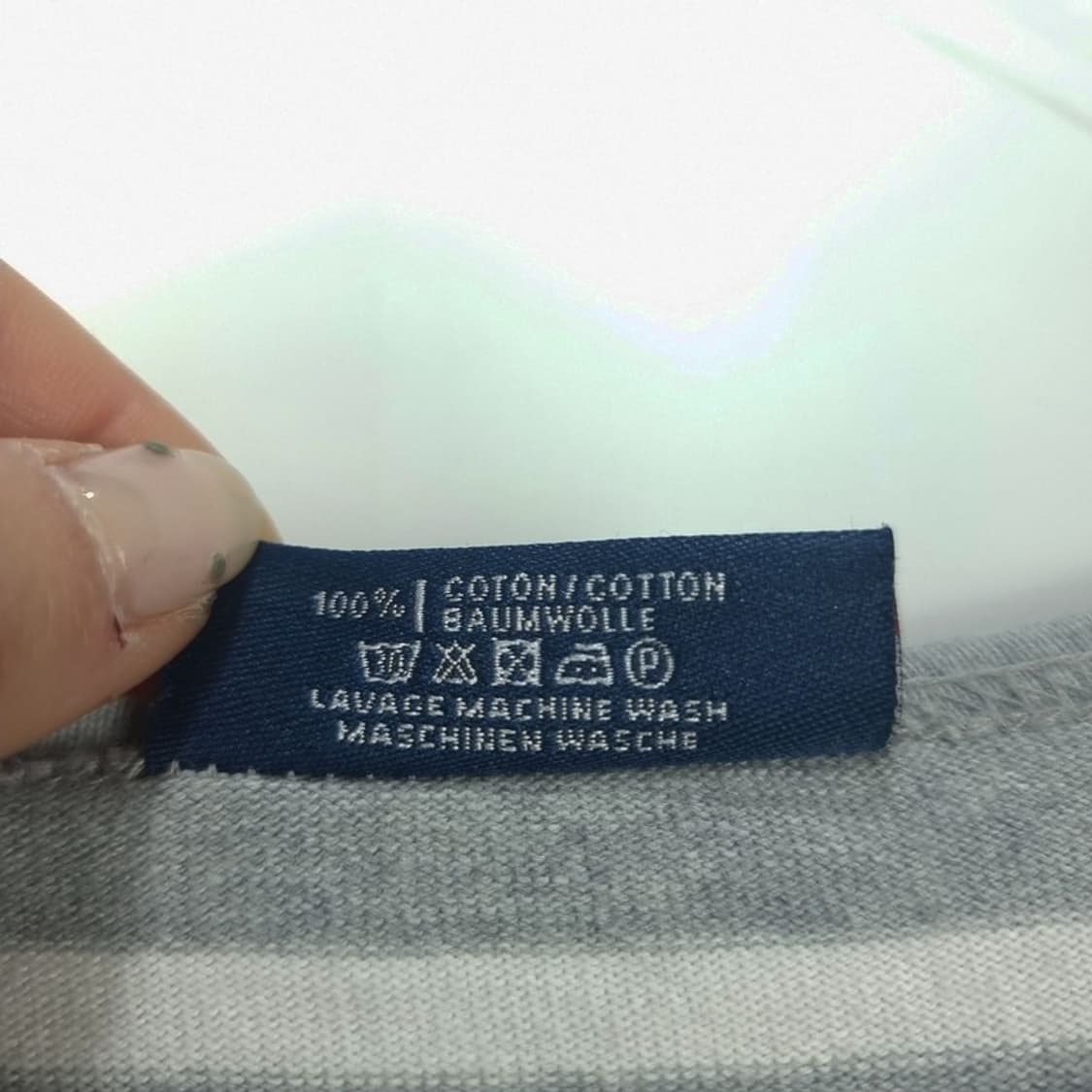 [세인트제임스] 보트넥 루즈핏 스트라이프 롱슬리브 긴팔티 M18799 상품이미지8