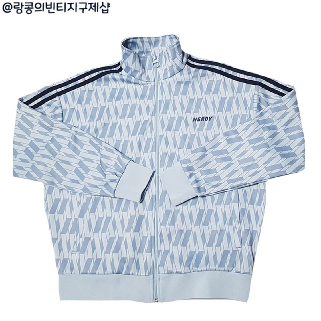 널디 스트릿 패턴 져지 자켓 상품이미지1