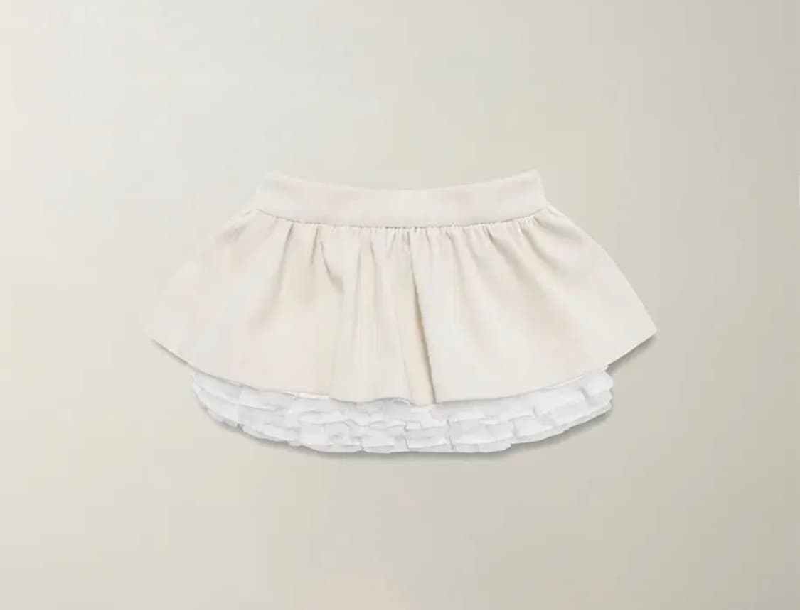 더티스 로맨틱 부케 레이어드 스커트 아이보리색 구해요!! 상품이미지1