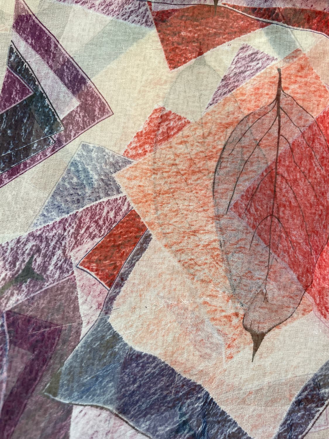 빈티지 실크 플로럴 스카프  상품이미지7