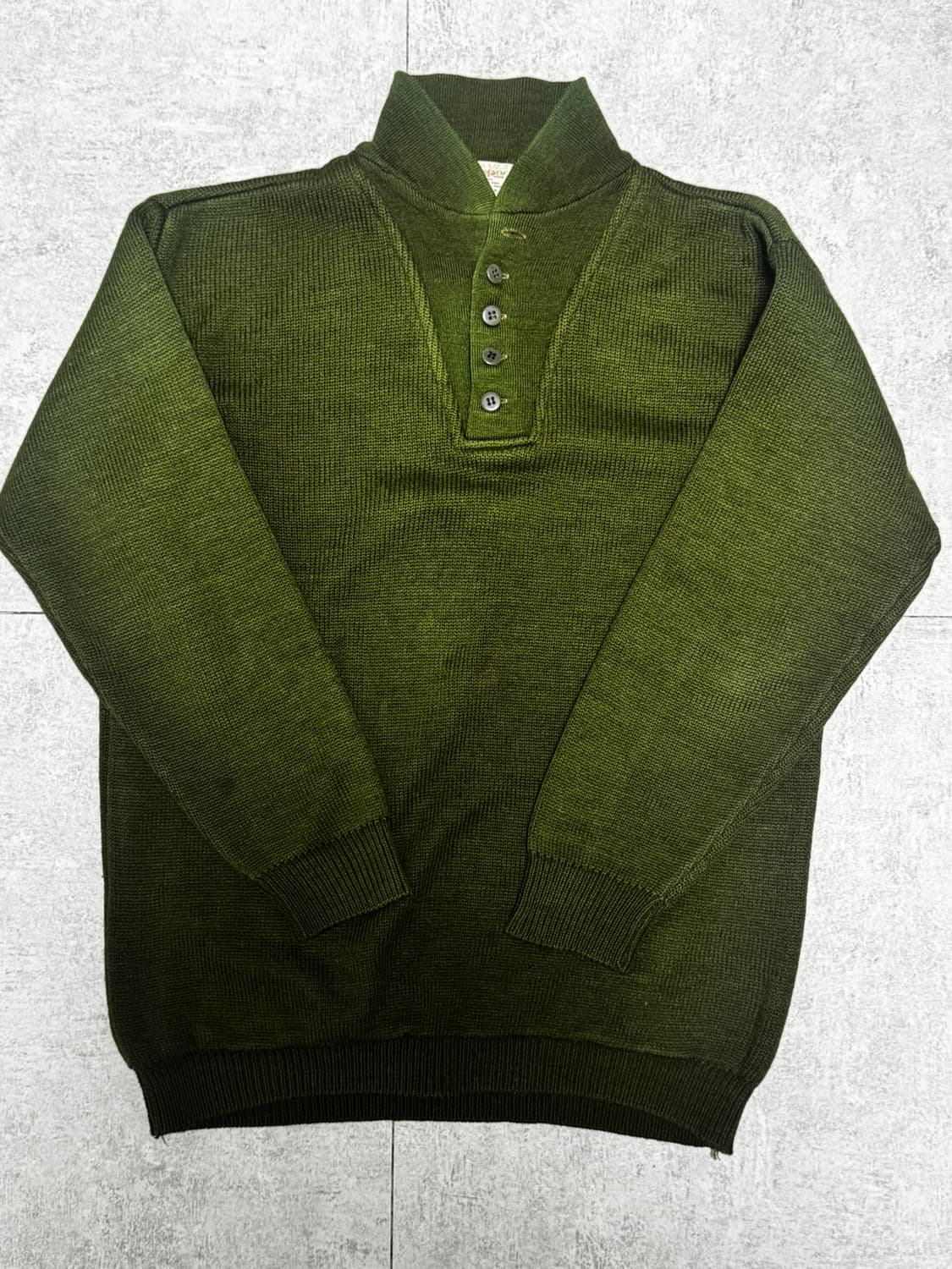 [L] 50S 미군 5버튼 하이넥 스웨터 상품이미지1