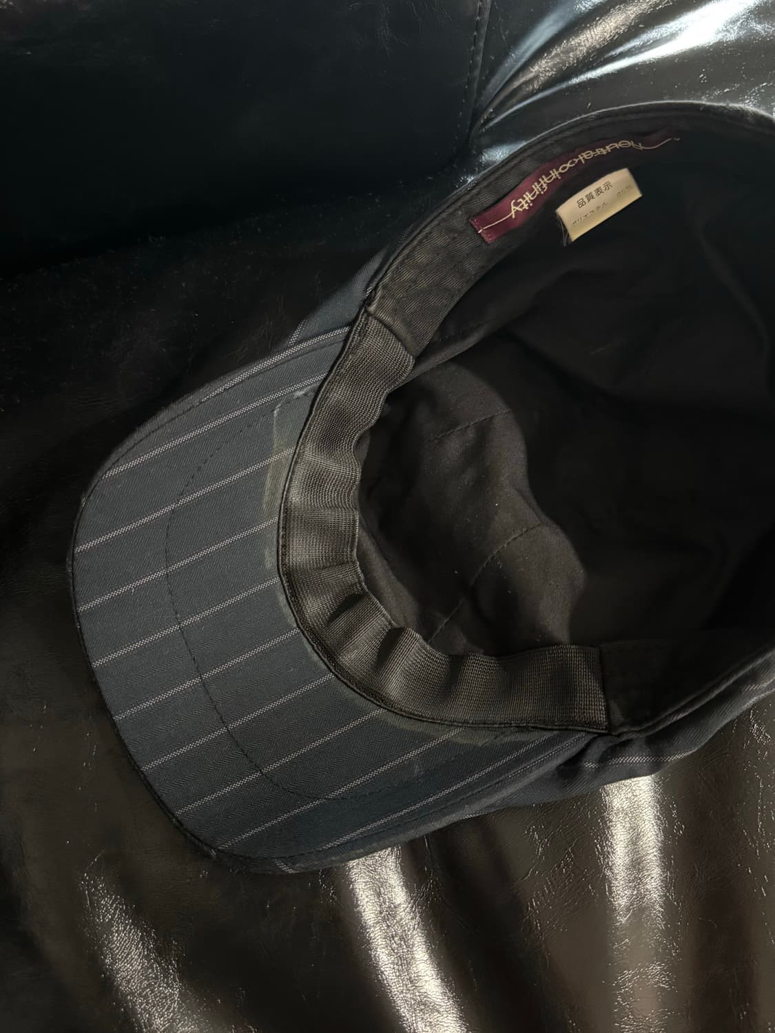 [빈티지] 스트라이프 헌팅캡 상품이미지3