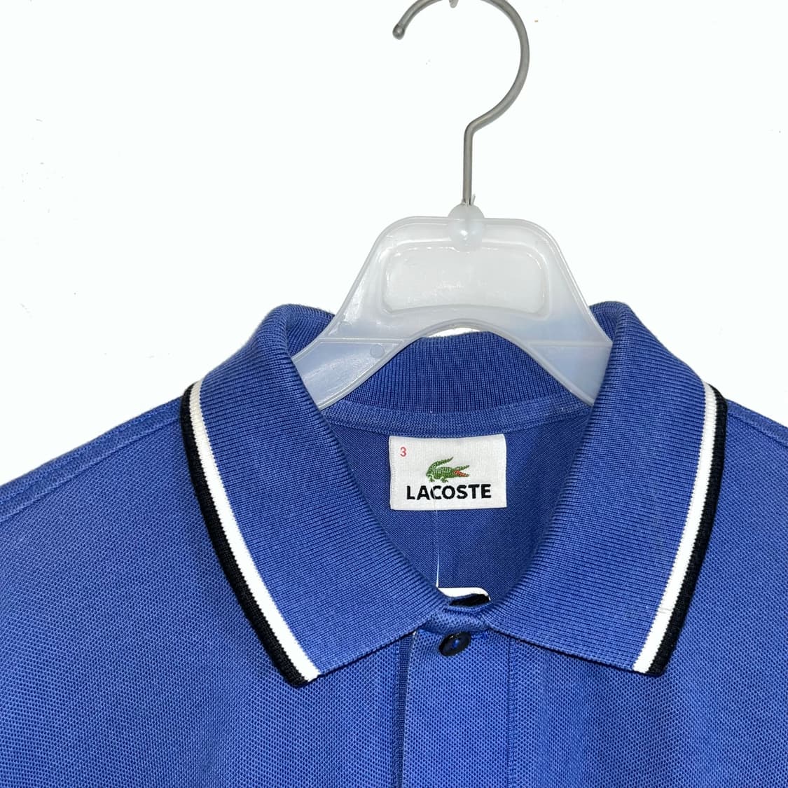 Lacoste Blue Collar T-Shirt 상품이미지6