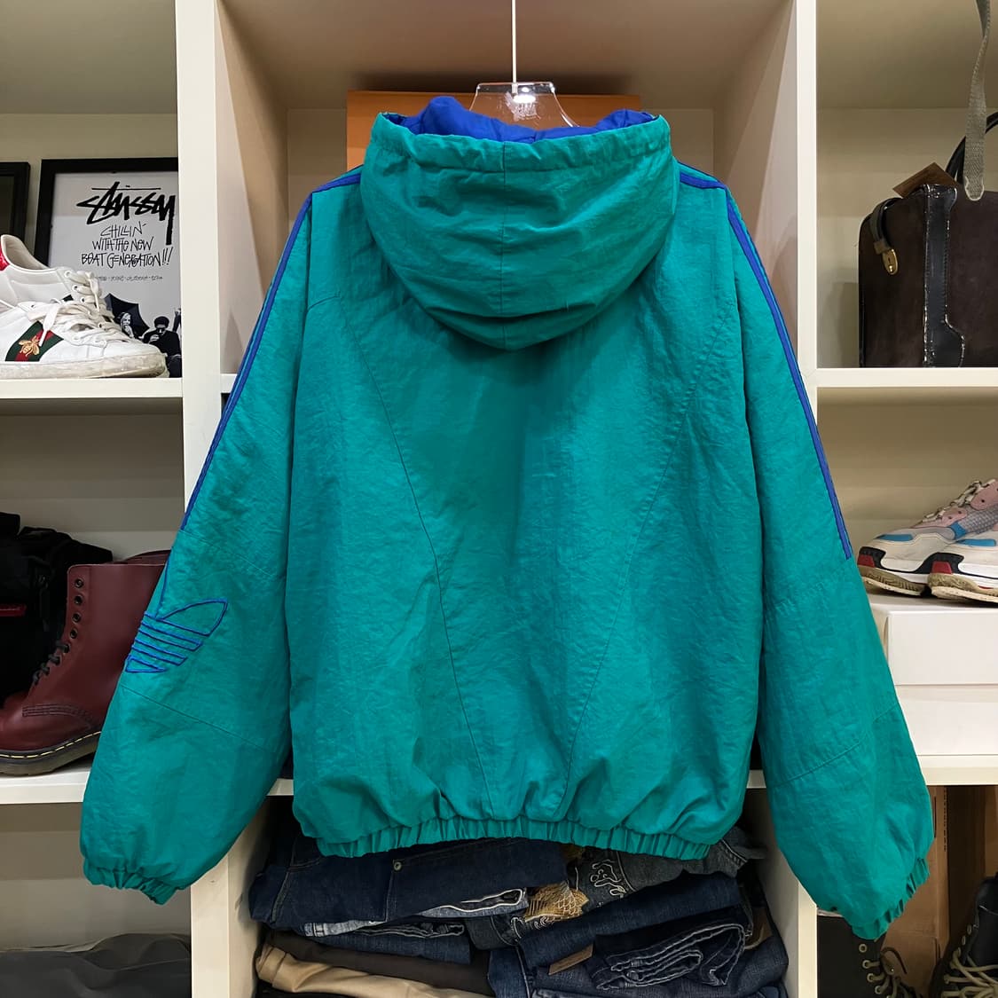 아디다스 파이어버드 후드 누빔 바람막이 상품이미지2