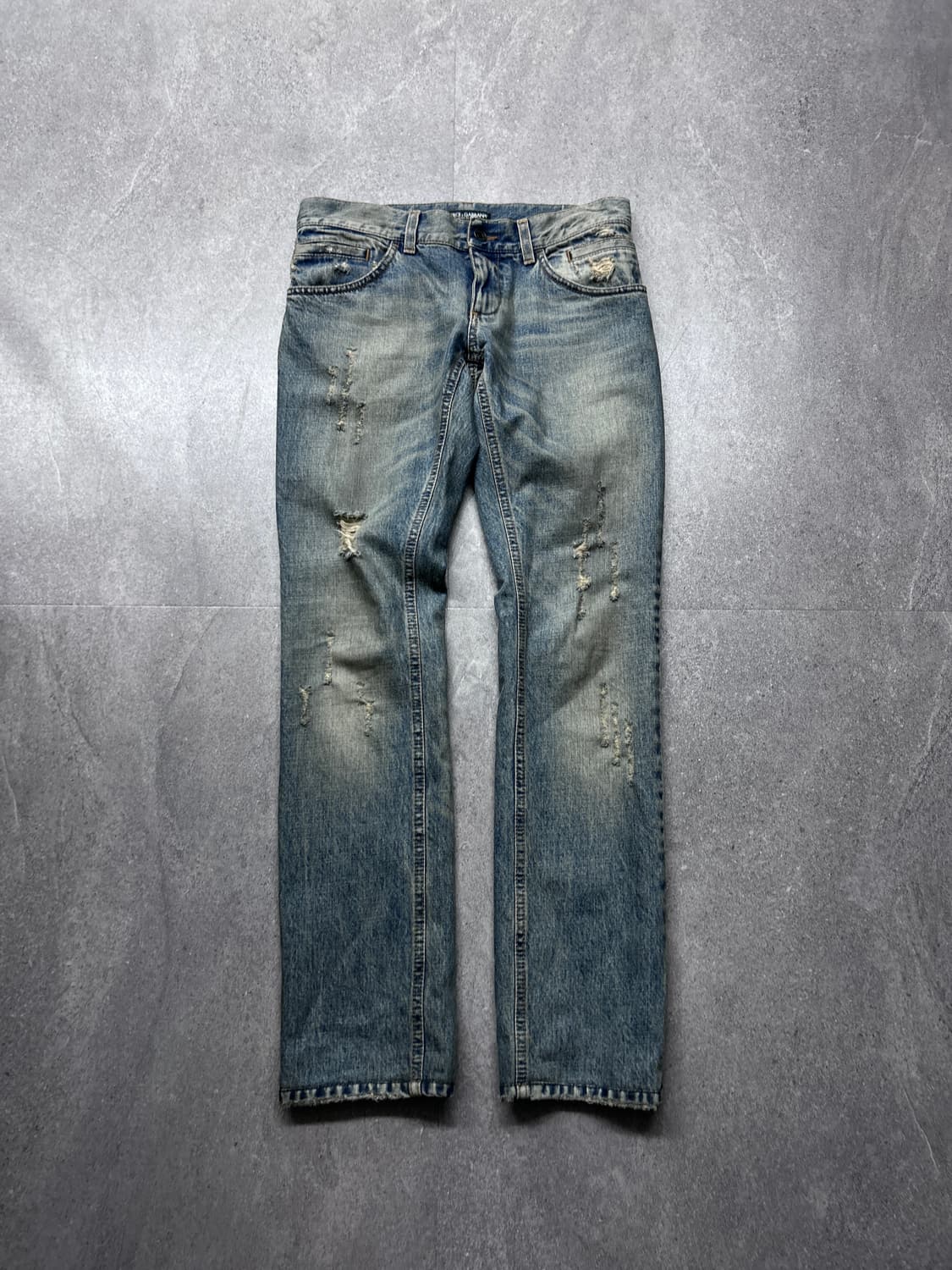 돌체앤가바나 디스트레스드 데님 팬츠 상품이미지3