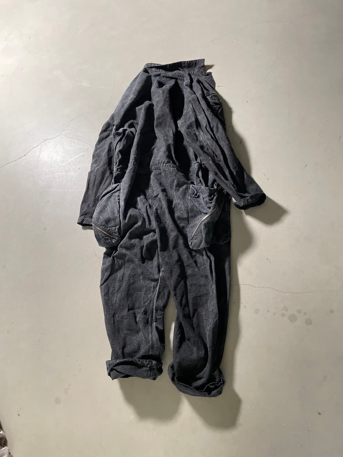 KZ Atelier Damage Finished Jumpsuit 상품이미지3