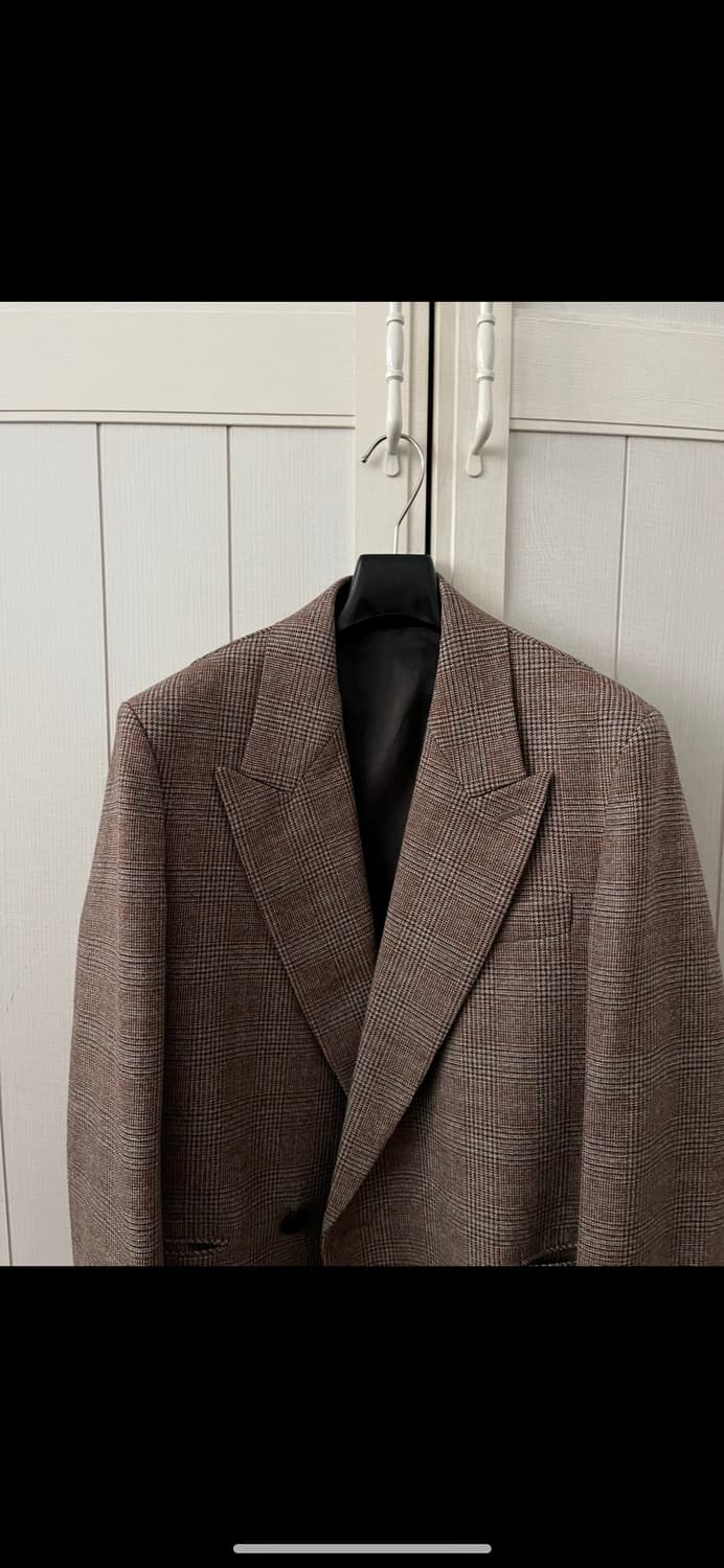 우영미 체크 블레이저  상품이미지2
