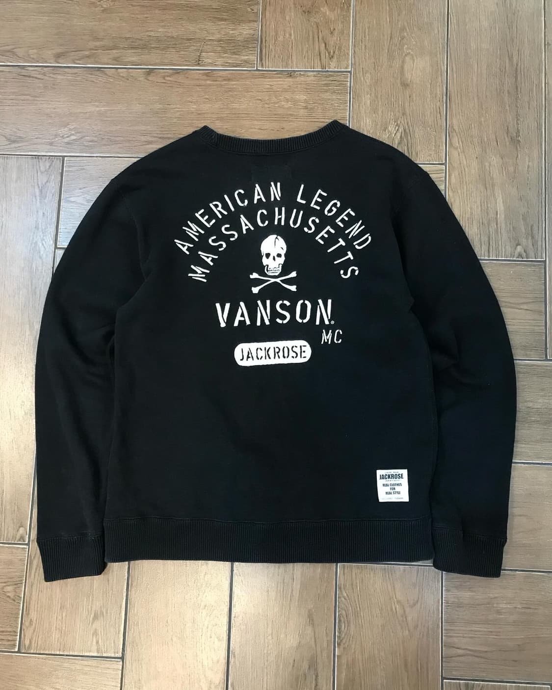 Vanson Skull Embroidery Sweatshirts 상품이미지8