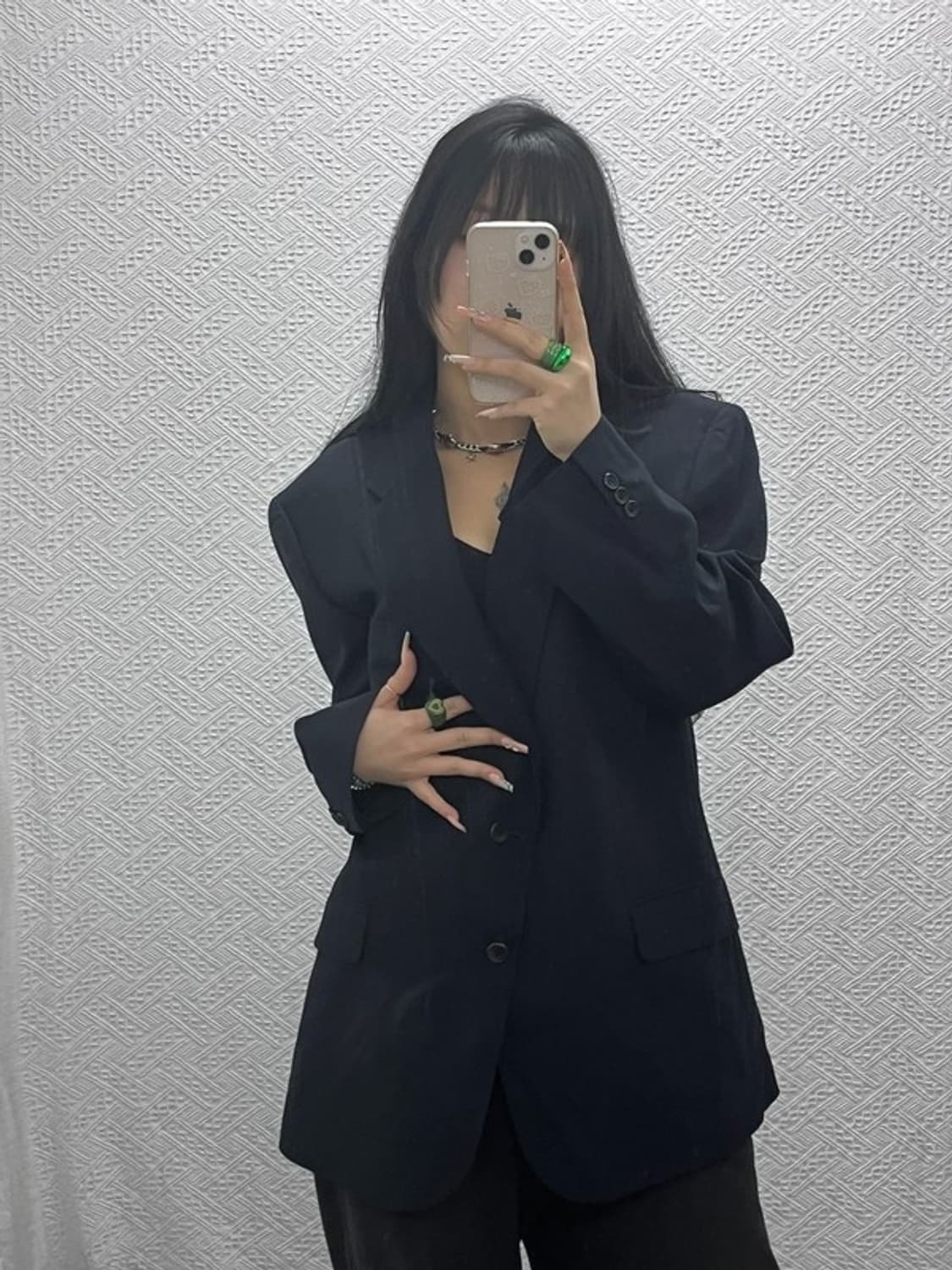 입생로랑 빈티지 모던시크 정장 블레이저 42R C08225 상품이미지1