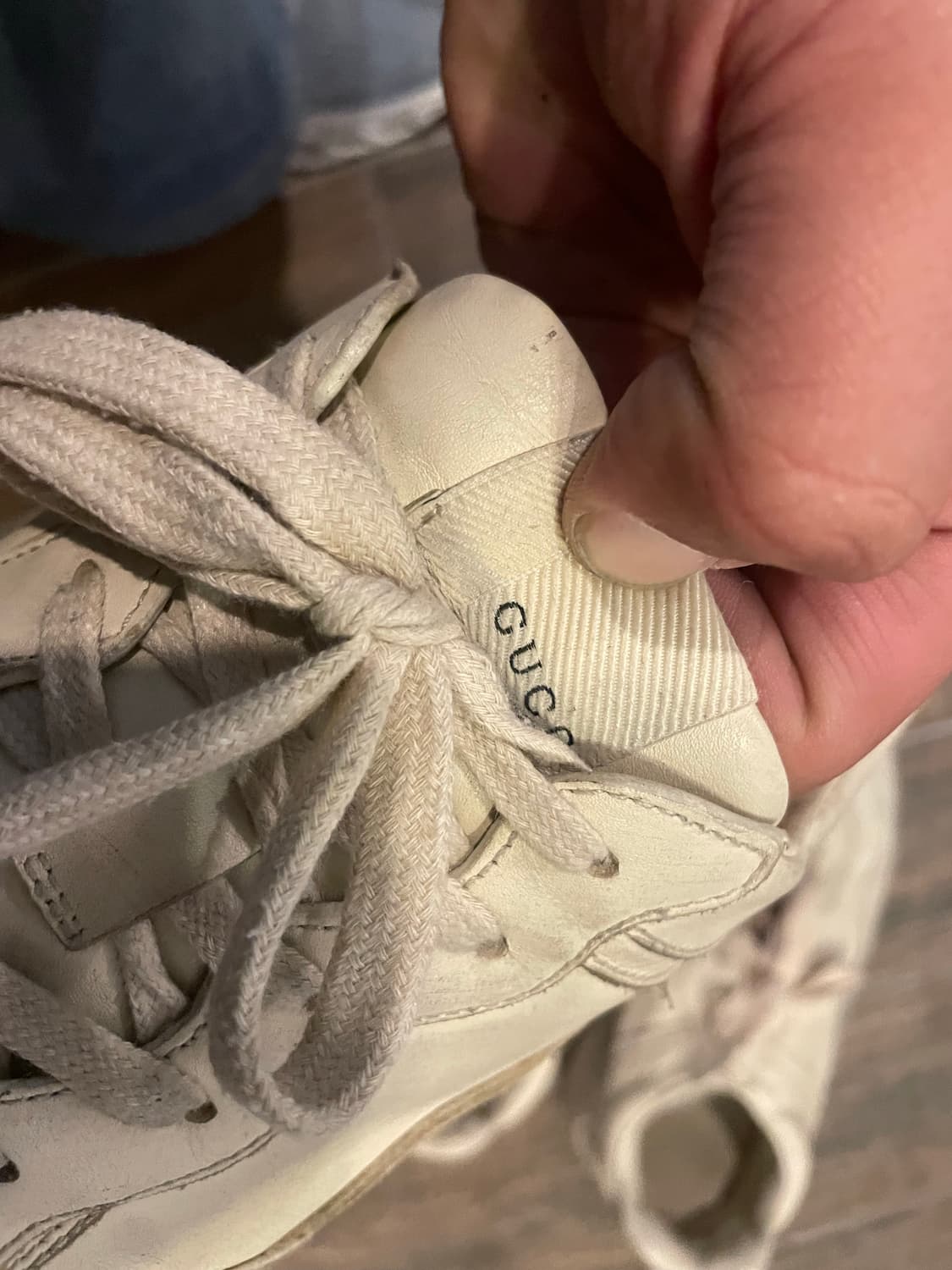 구찌 아이보리 스니커즈 어글리슈즈 240 상품이미지2