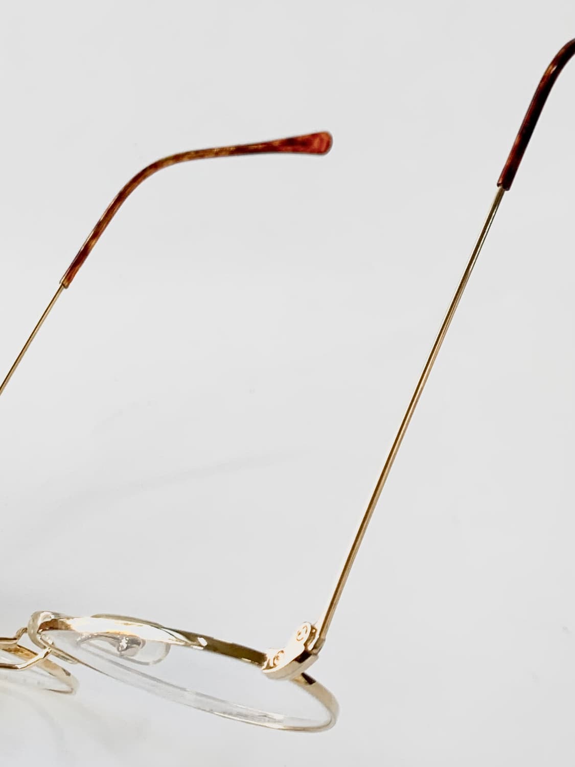 [픽키-652] 골드 라운드 메탈 안경 로얄서클 데드스탁 상품이미지7