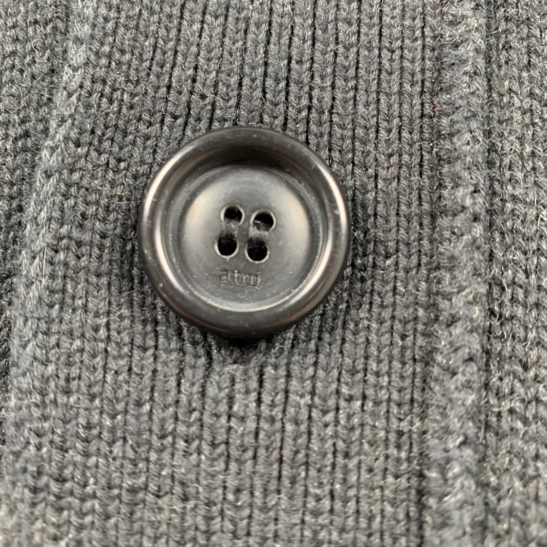 아미 22SS 안타르시아 빅하트 블랙 가디건  상품이미지4