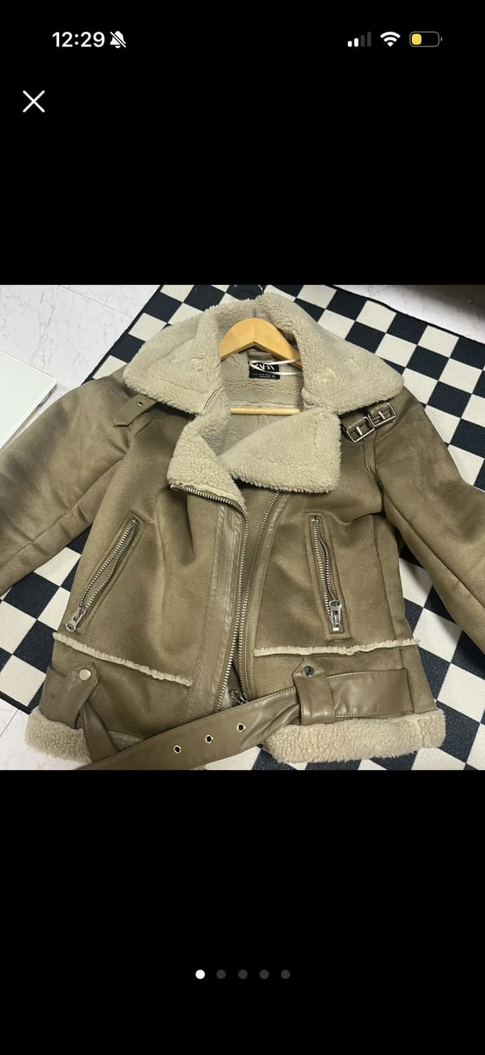 자라 무스탕 zara xs 상품이미지1