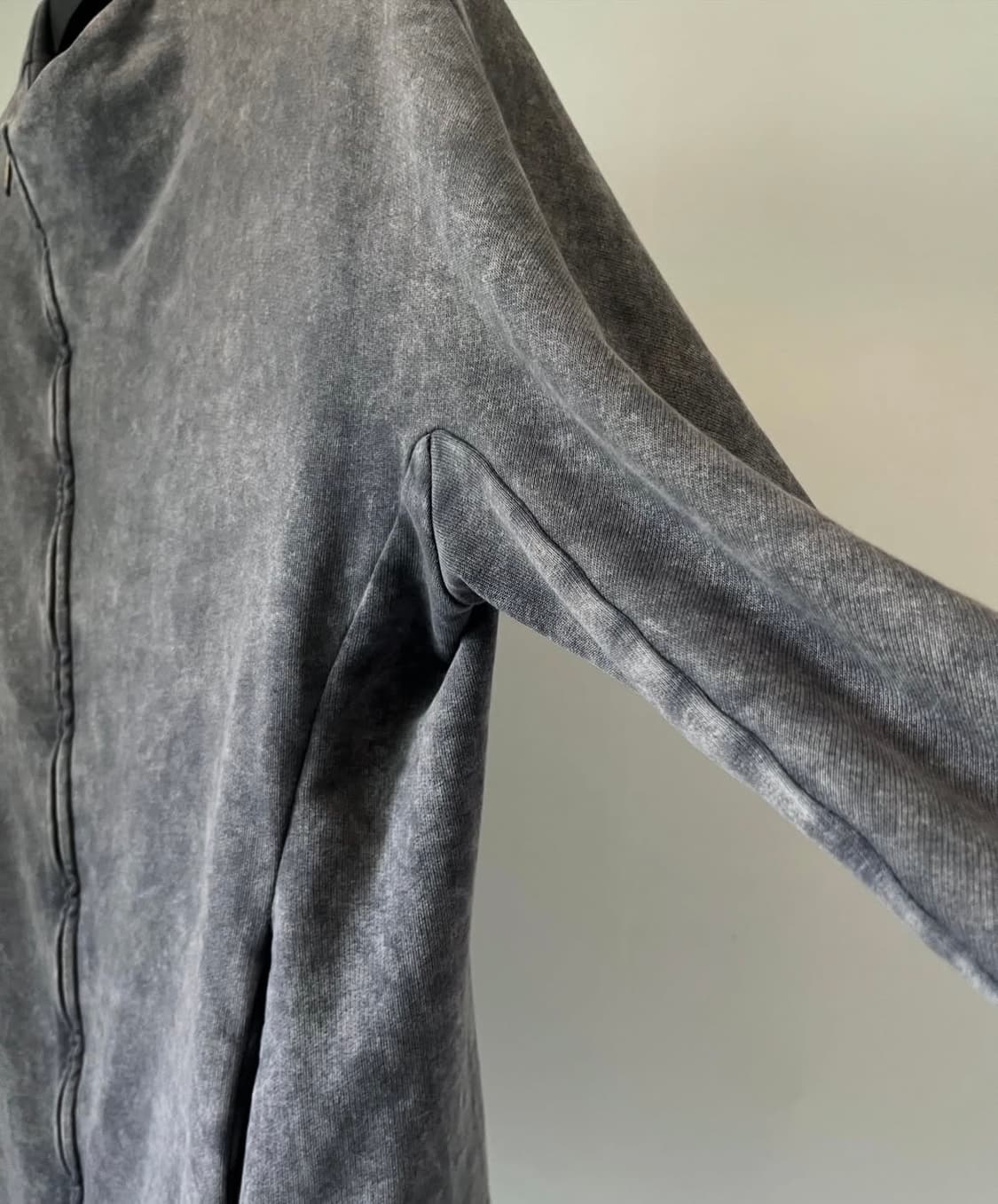 Lentrian Dyed Asymmetric-zip Sweat 상품이미지6
