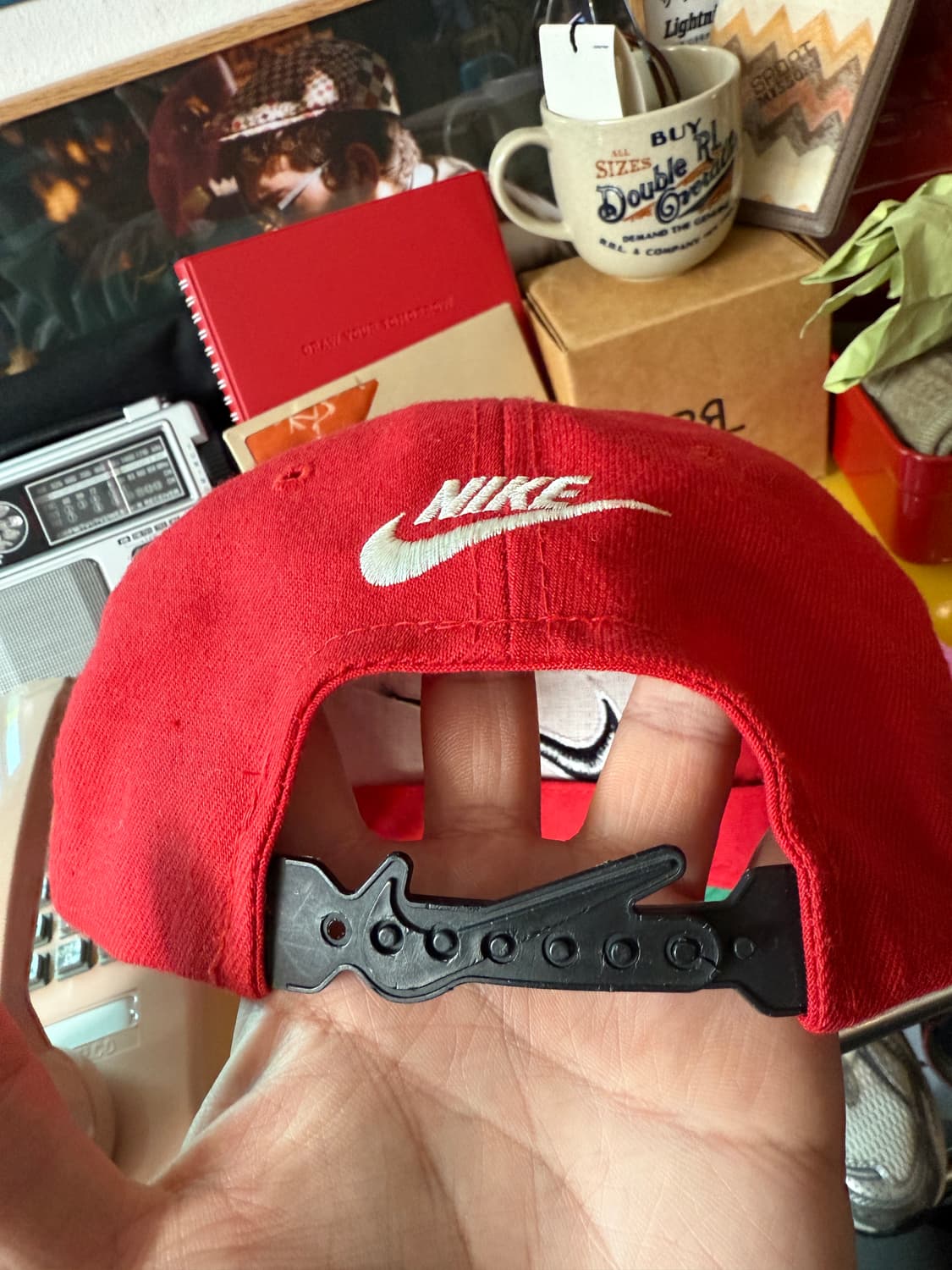 90's nike 민희진 나이키 볼캡 RED 상품이미지3