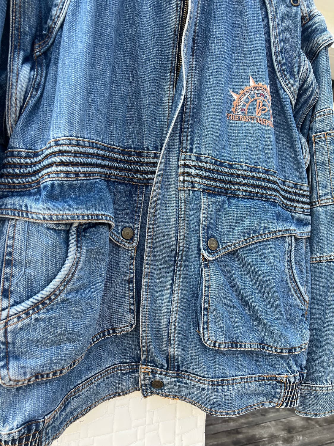 80-90s 올드스쿨 빈티지 자켓 110 상품이미지3