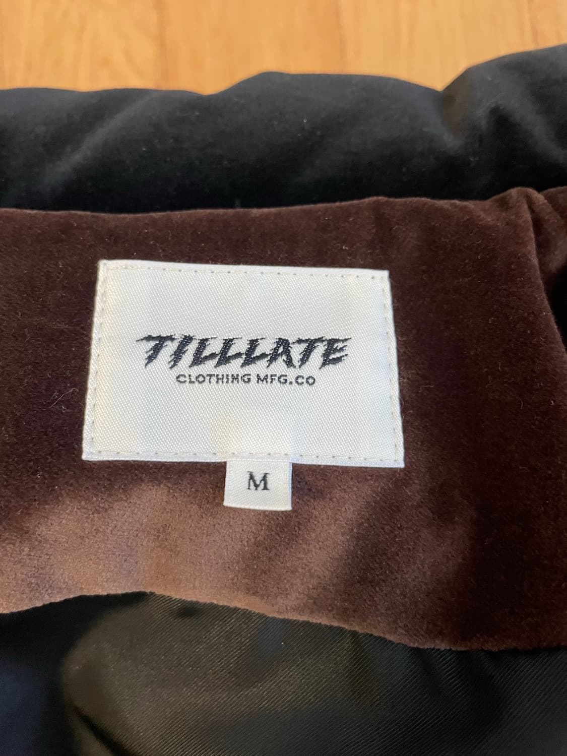 틸레이트 벨벳 다운 패딩 브라운 m사이즈 상품이미지6