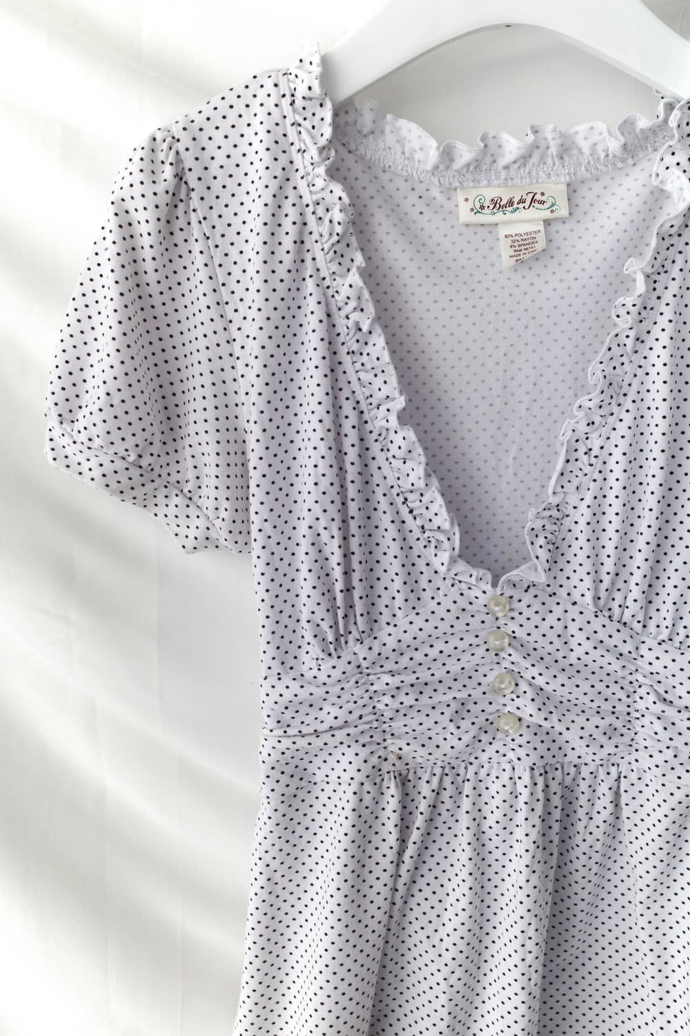 dot ribbon half T 상품이미지3