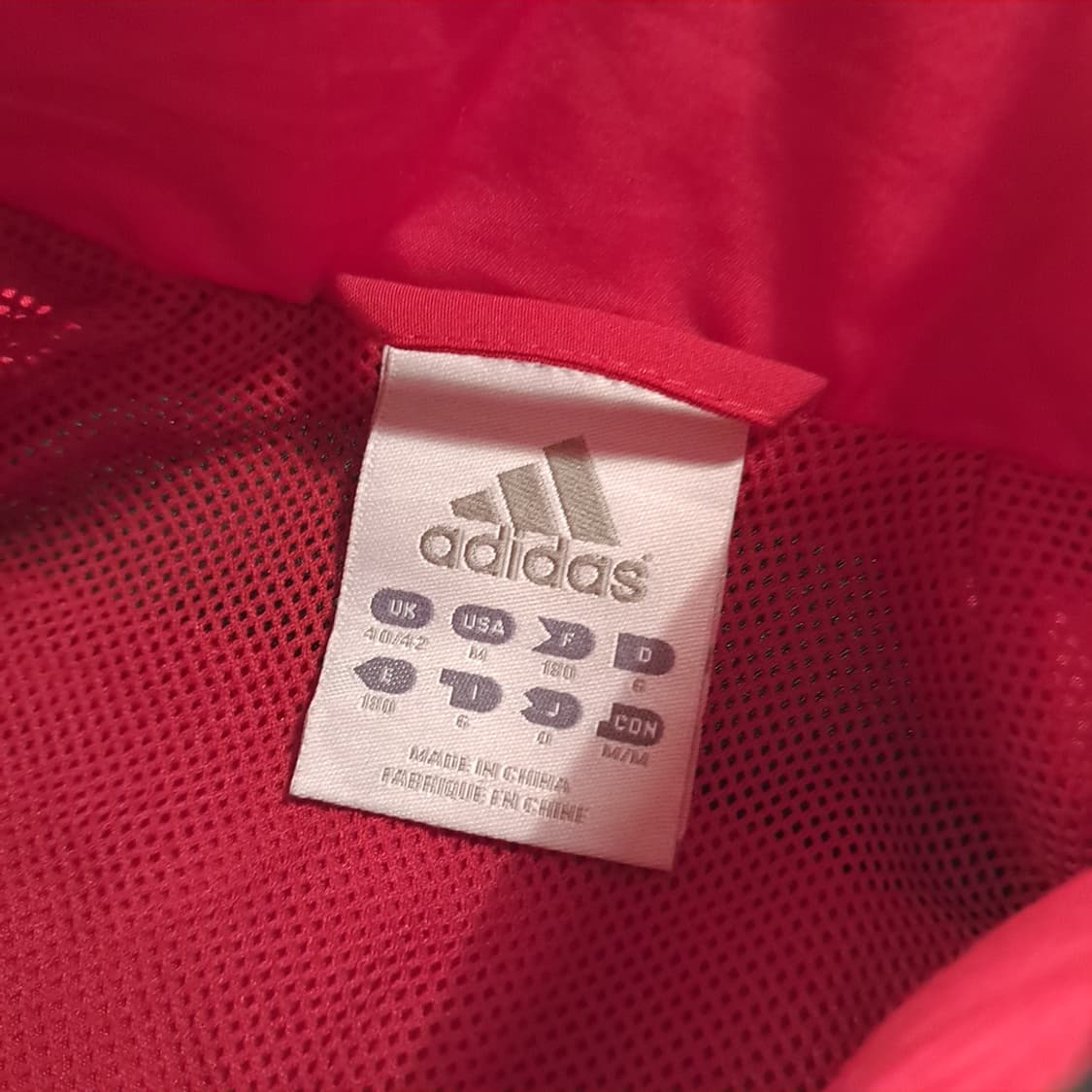 CK513 M 아디다스 00s 컬러블록 레드 블랙 트랙자켓 상품이미지3