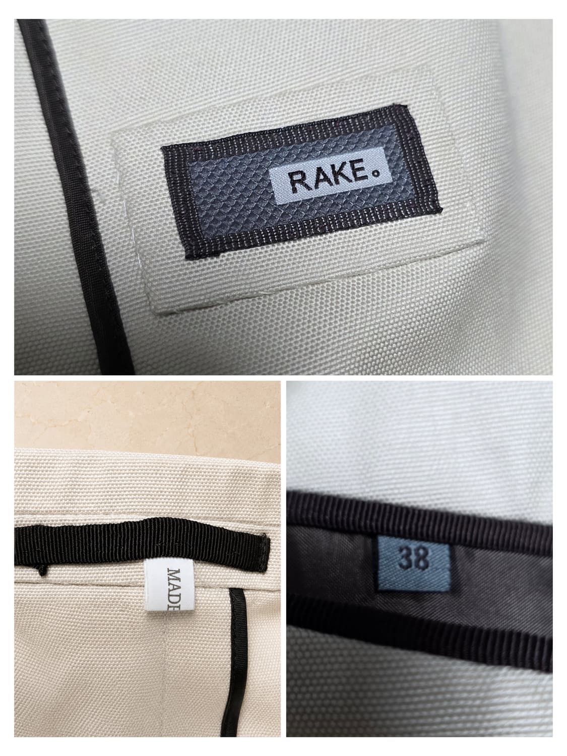 The Rake 스톤 베이지 테일러드 자켓 / 분더샵 정삭 수입 상품이미지8