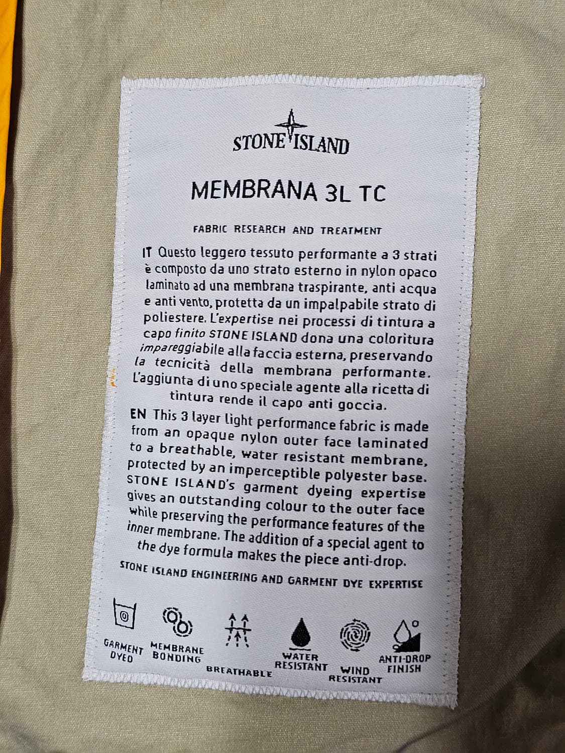 스톤아일랜드 멤브라나 3L TC 상품이미지6