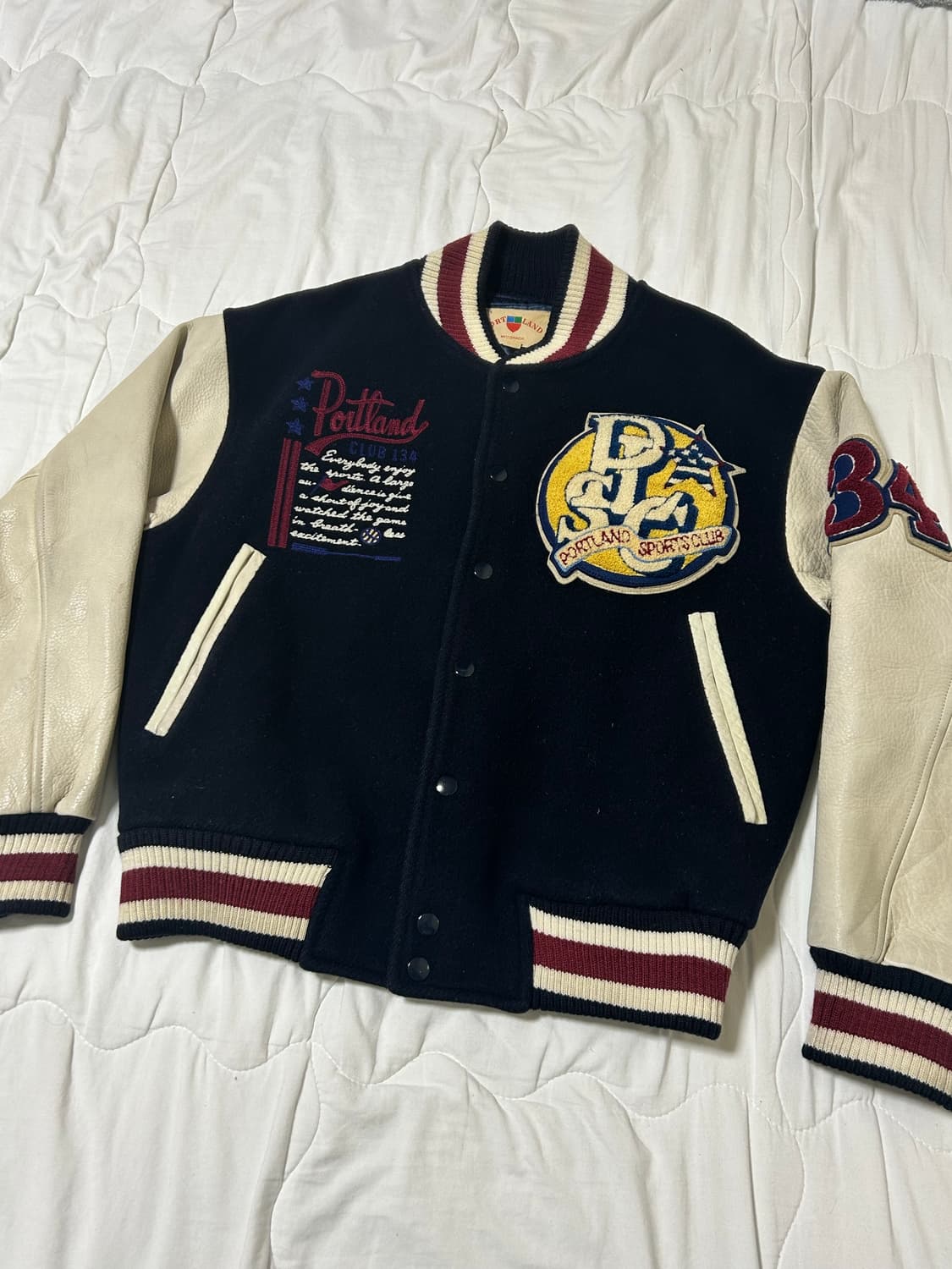 Portland 바시티 자켓 상품이미지1