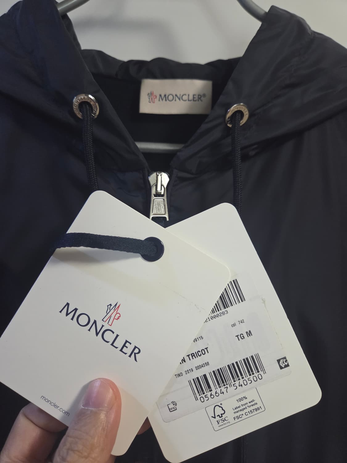 몽클레어 그림퍼스 니트 바람막이 (M) 상품이미지3