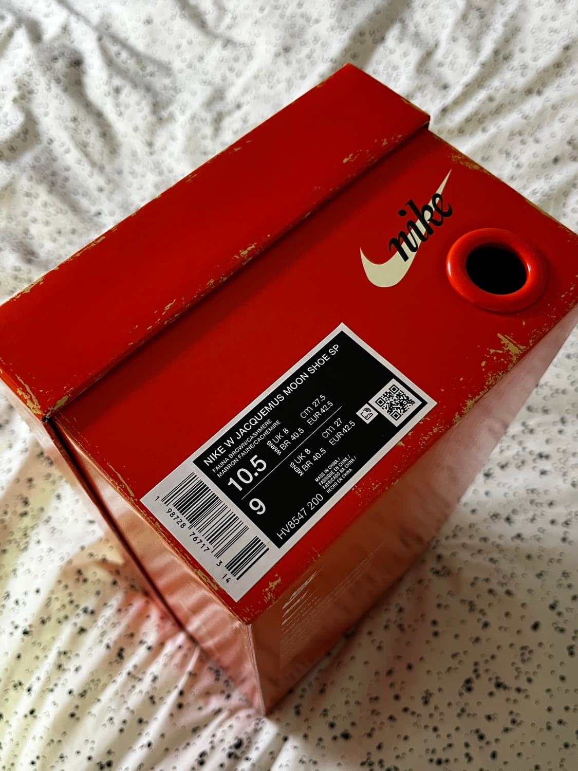 [W275] 나이키 x 자크뮈스 문 슈 SP 파우나 브라운 캐시미어 상품이미지2