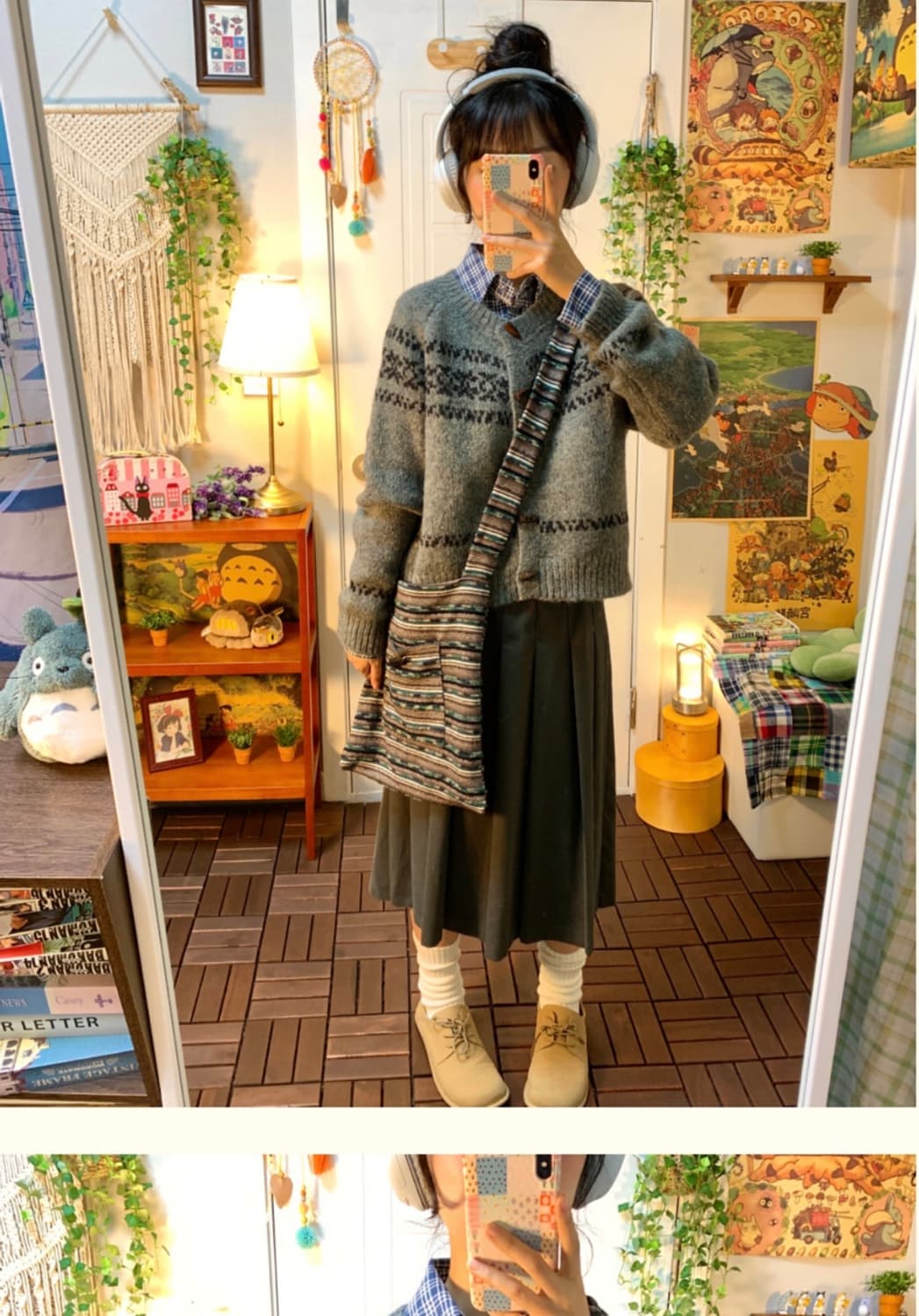 마지 빈티지 플리츠스커트 상품이미지1