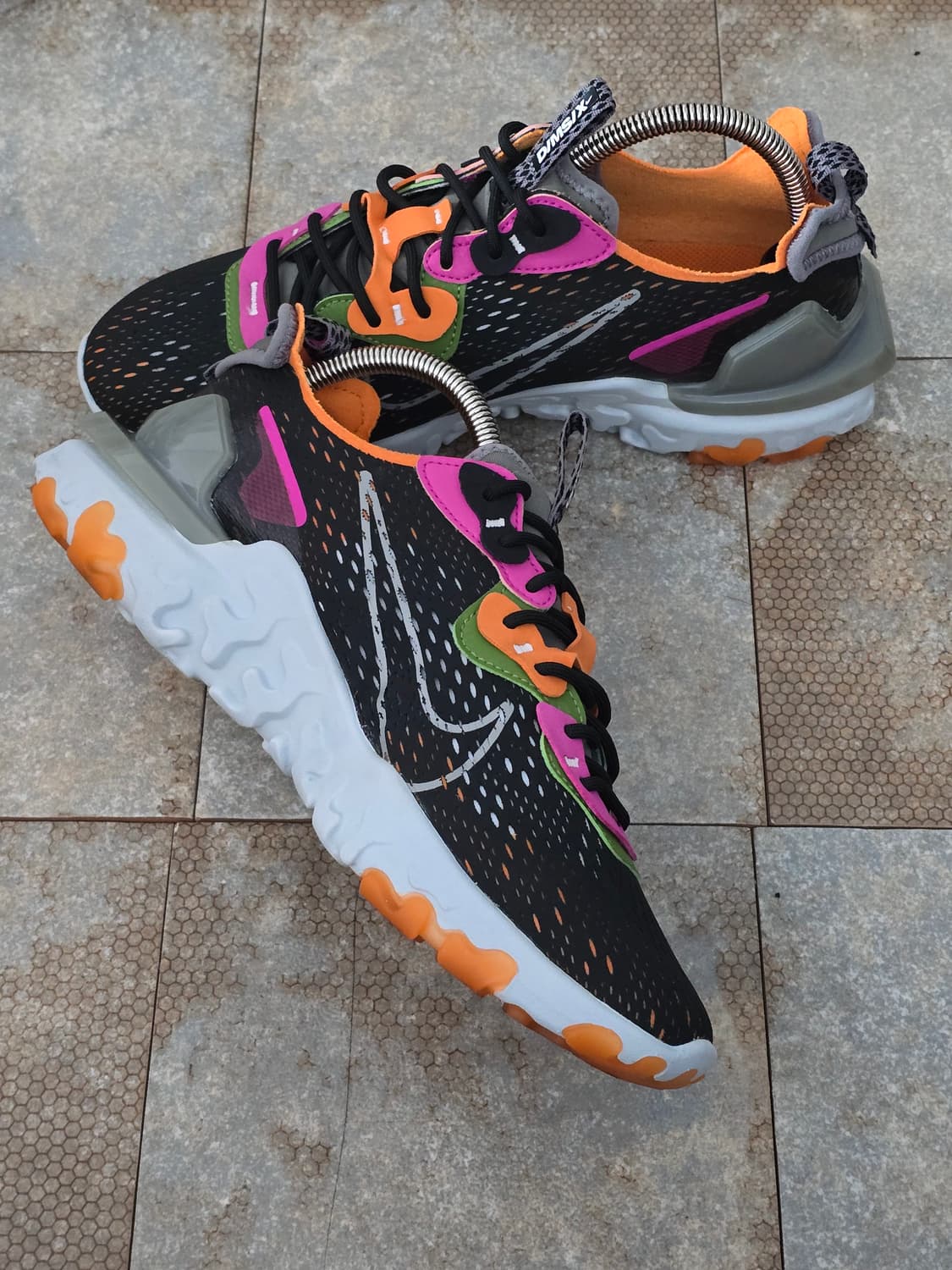 (275)나이키 리액트 비전 블랙 오렌지 상품이미지4