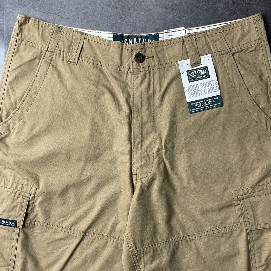 LEVI'S 리바이스 데드스탁 베이지 카고 하프 팬츠 A00774 상품이미지2