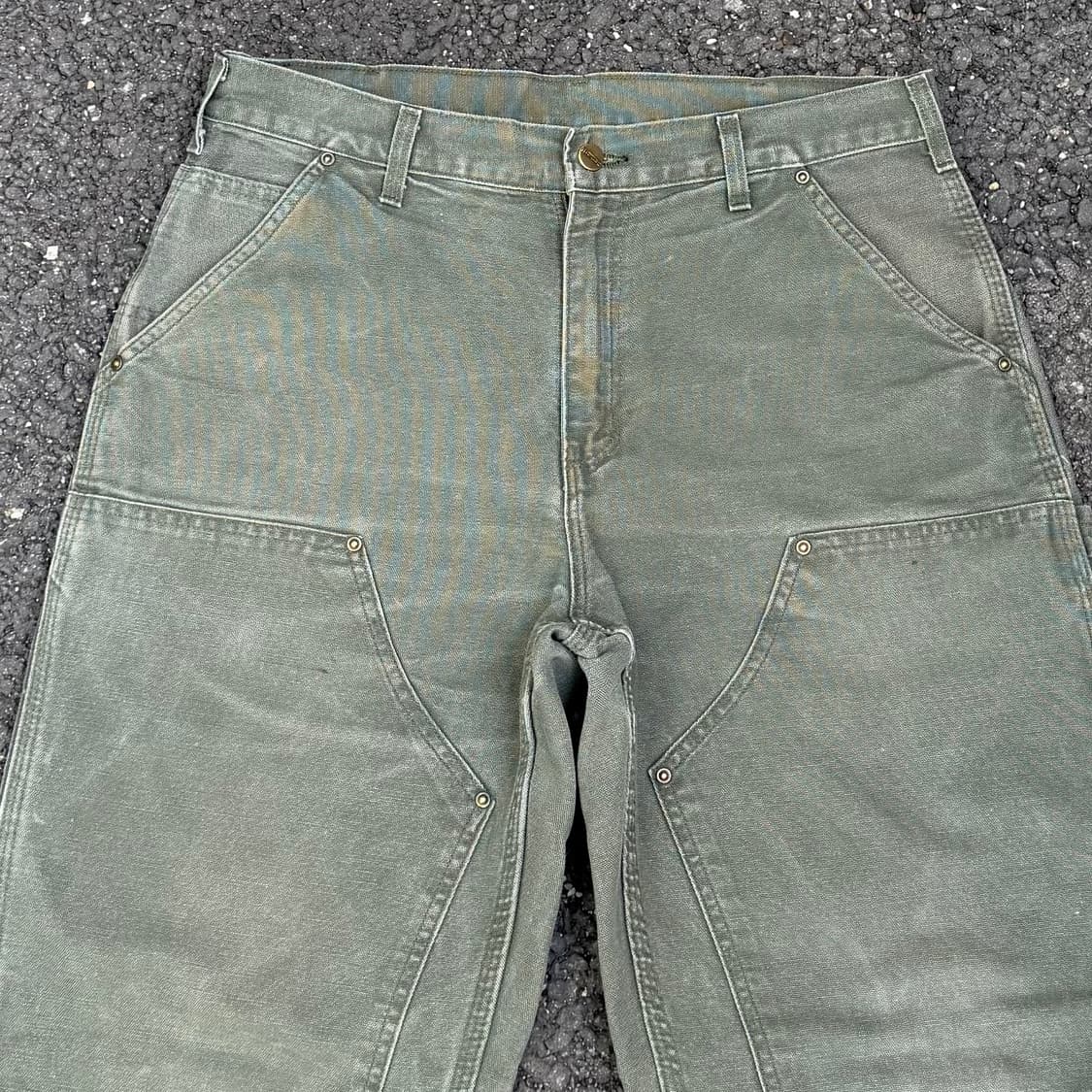 OG 칼하트 B136 MOS 더블니 카펜터 팬츠 상품이미지2