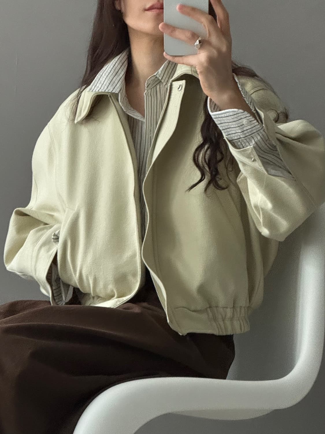 비애브 블루종(베이지) 상품이미지1