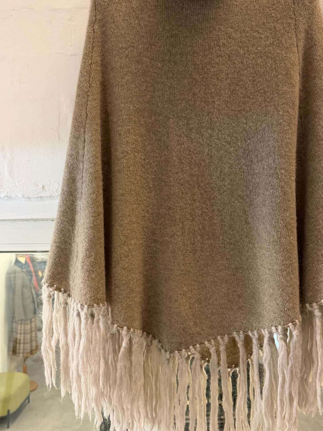 Ray Beams 울 니트 판초 스웨터 상품이미지3