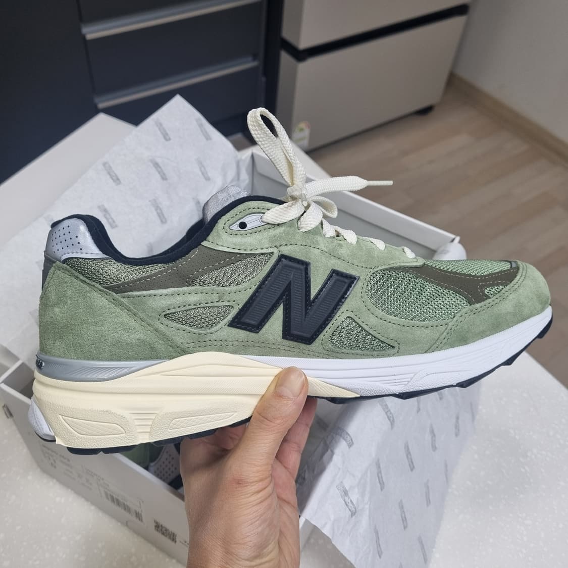 뉴발란스 990v3 올리브 자운드 [290] 상품이미지3