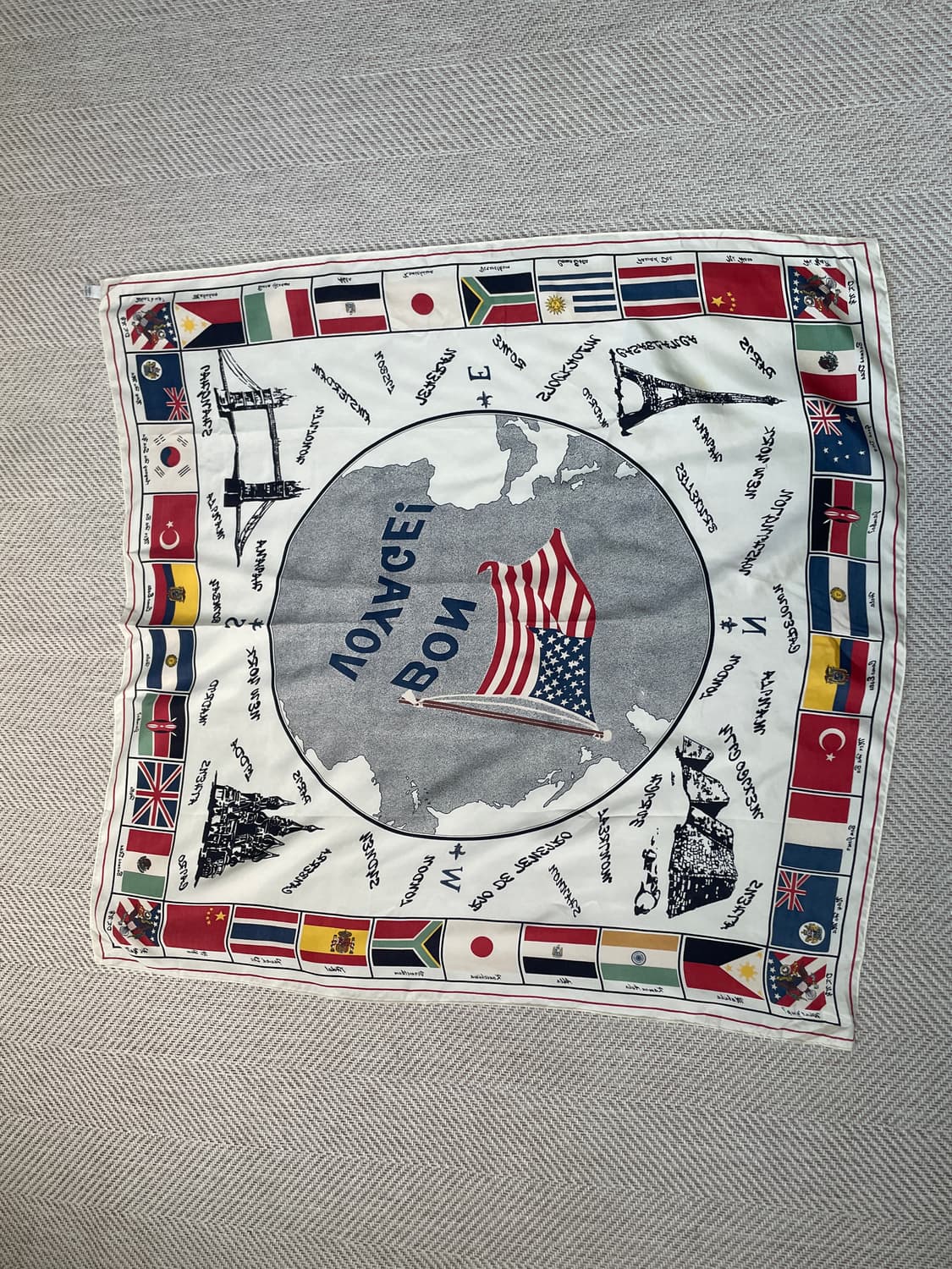 보야지 월드 트래블 패브릭 월 실크 아트 J03608 상품이미지4