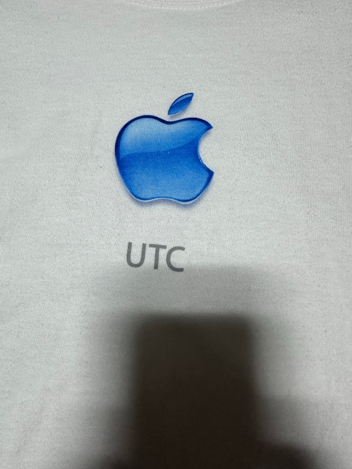 빈티지 애플 로고 흰색 티셔츠 UTC 90s후반 XL 데드스탁 상품이미지2
