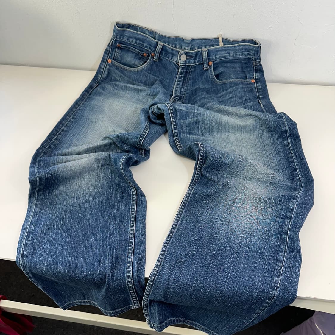 31 리바이스503 중청 스트레이트핏 데님팬츠 상품이미지5