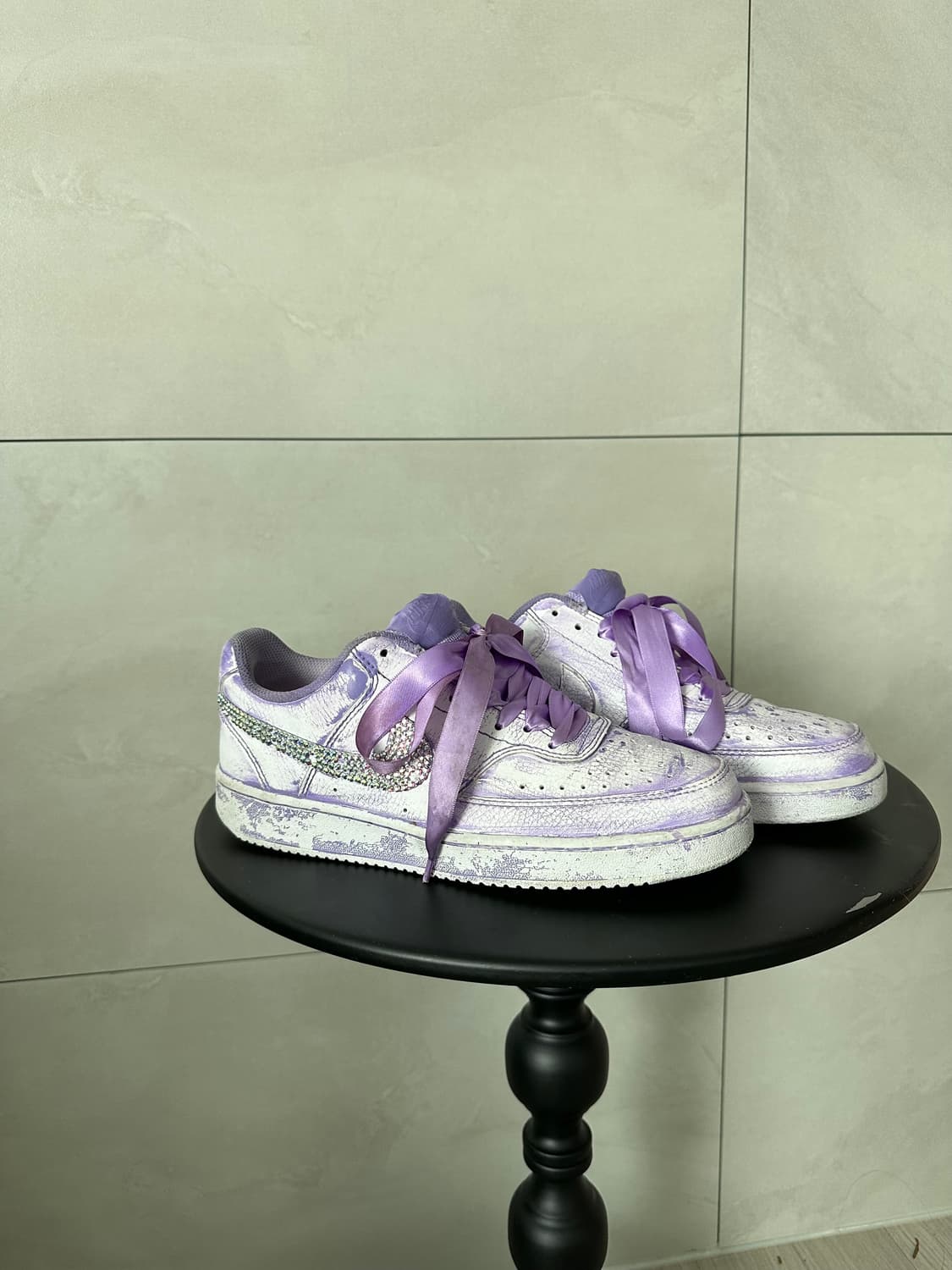 나이키  코트비전 에어포스 커스텀 us6.5 상품이미지4