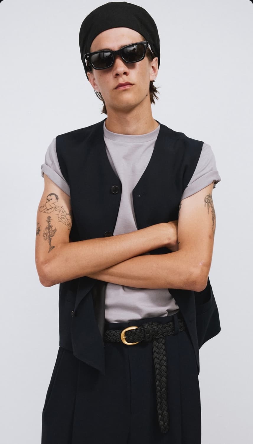 렉토 시그니쳐 위빙 벨트 블랙 상품이미지4