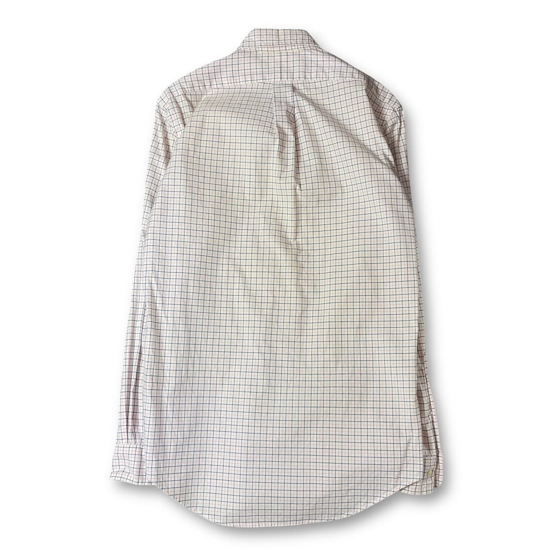 폴로 랄프로렌 네이비포니 핑크 네이비 체크 긴팔 셔츠 커스텀핏 상품이미지2