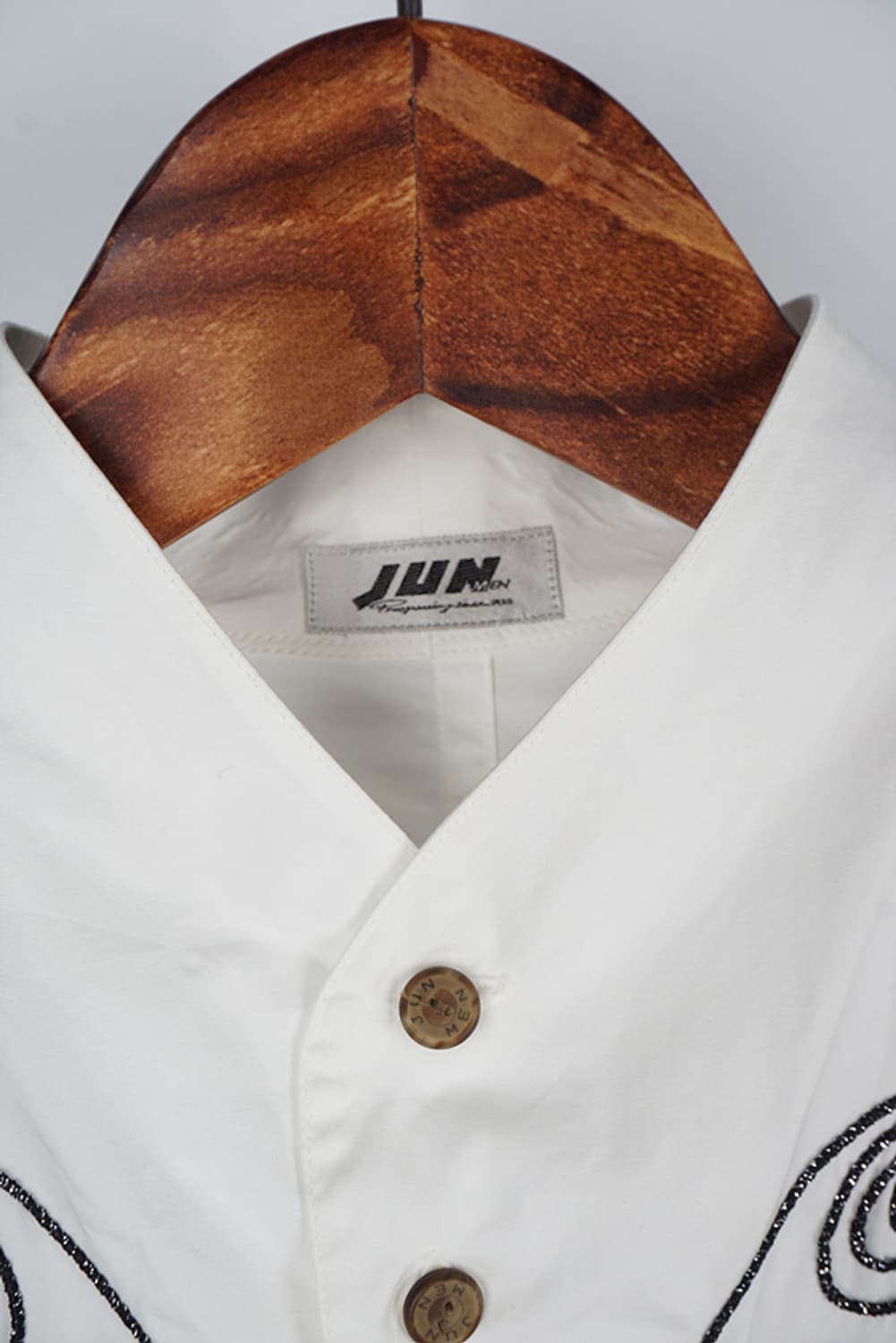  JUN MAN embroidered stand-collar shirt 상품이미지6