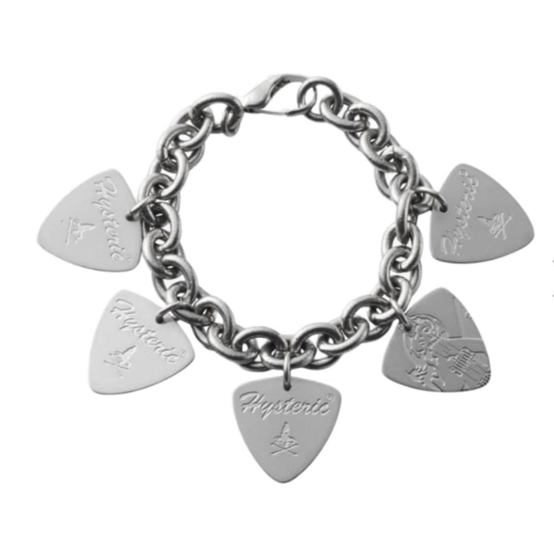 [새상품] 히스테릭글래머 기타 피크 팔찌 / 스컬 픽 브레이슬릿 상품이미지1