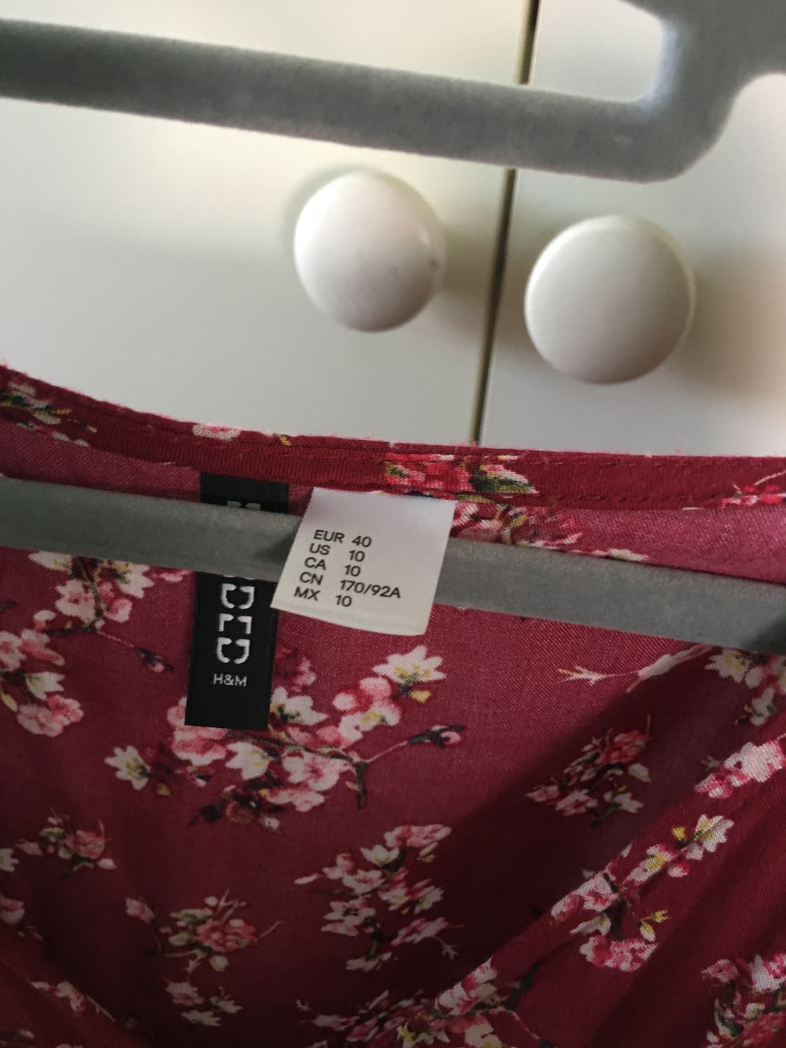 H&M 플라워 패턴 원피스 상품이미지3