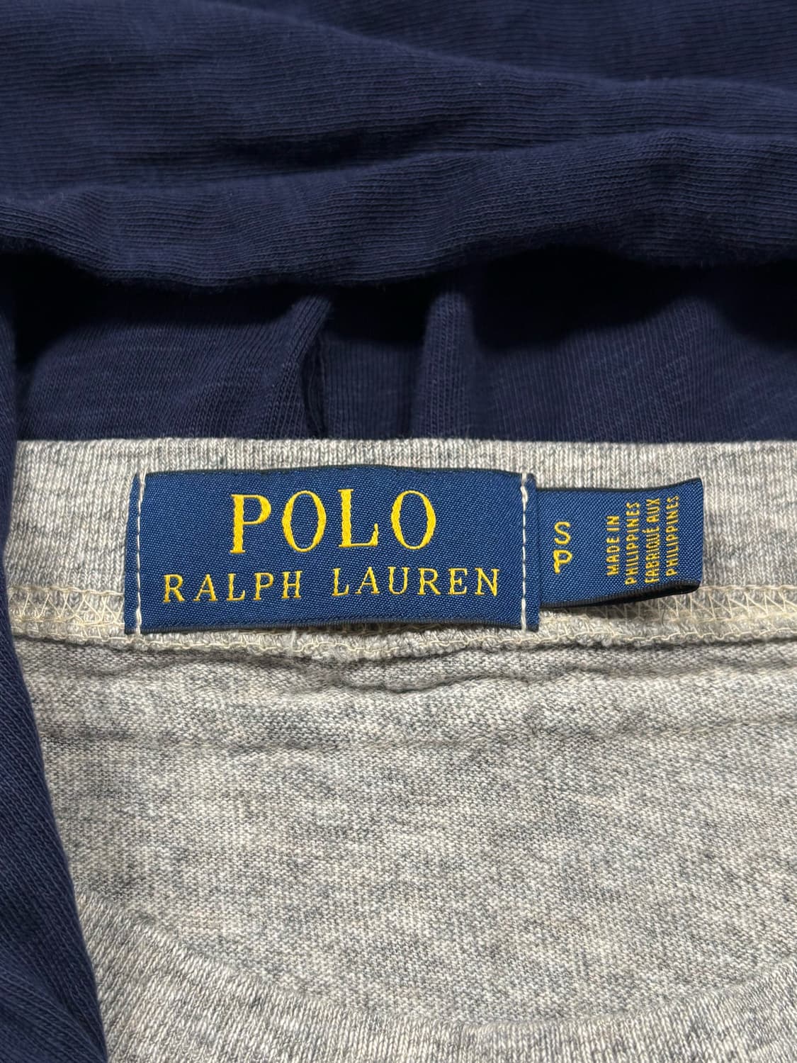 폴로 그레이 카툰 프린팅 후드티 상품이미지6