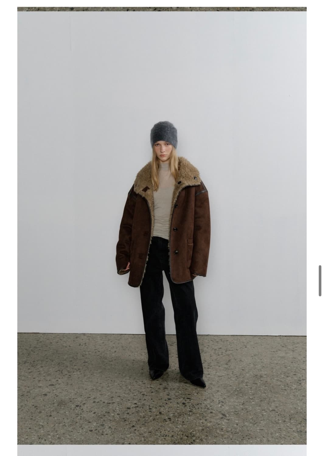 108pound 퍼자켓 브라운  상품이미지4