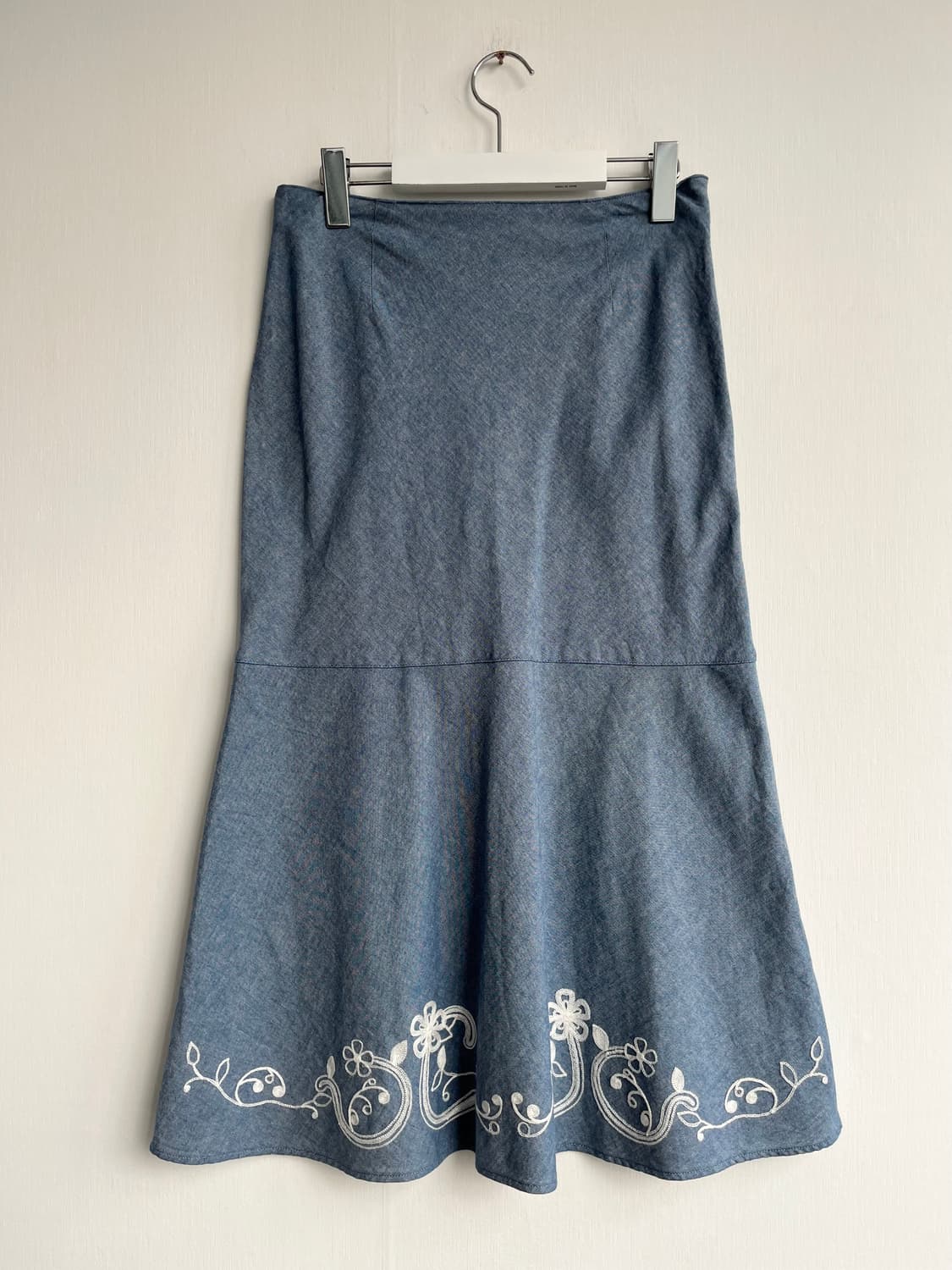 Laura Ashley 데님 자수 스커트 상품이미지1