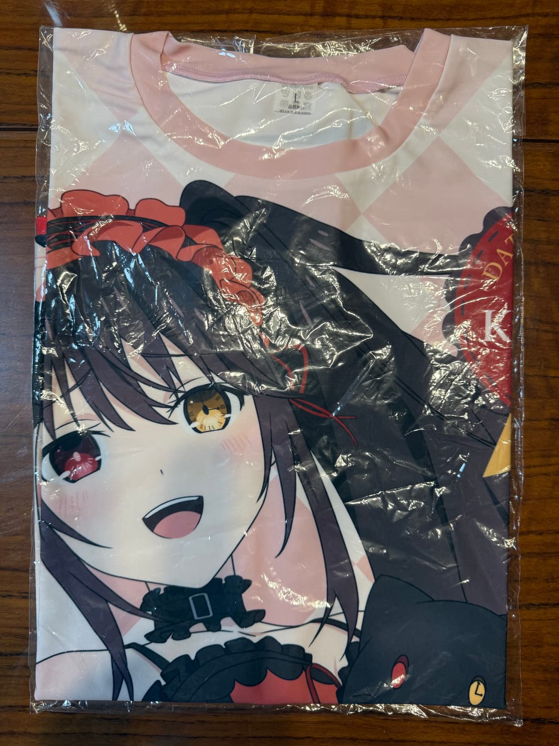 데이트 어 라이브 쿠루미 생일 한정 풀 그래픽 티셔츠 (L) 상품이미지3