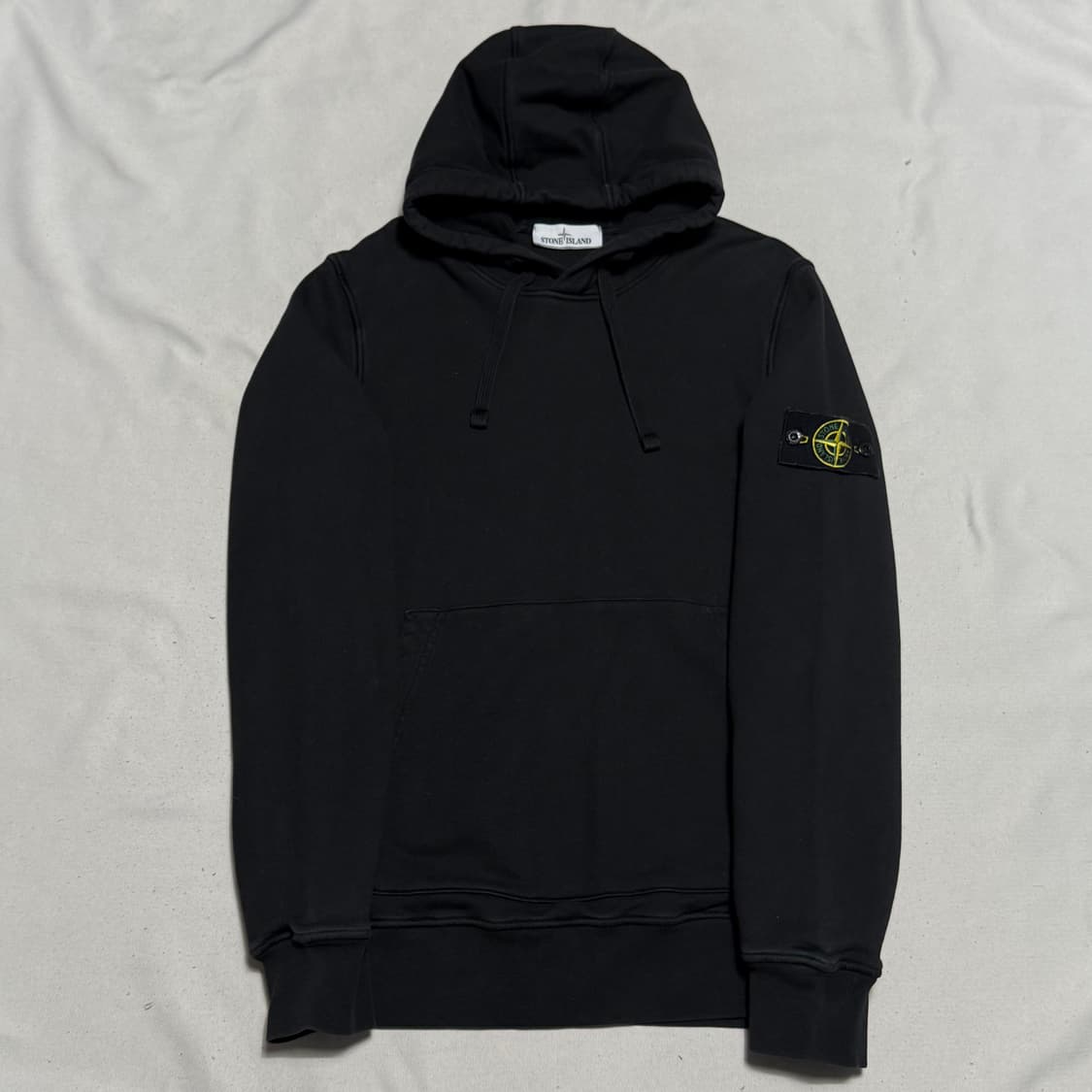 M 스톤아일랜드 블랙 후드티 상품이미지2